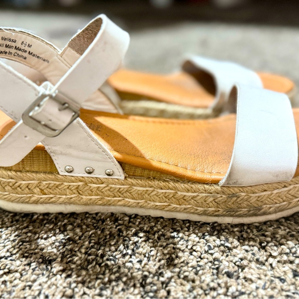 White Espadrille Sandals